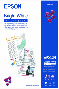 P Epson A/4 Bright White Papr 500Lap